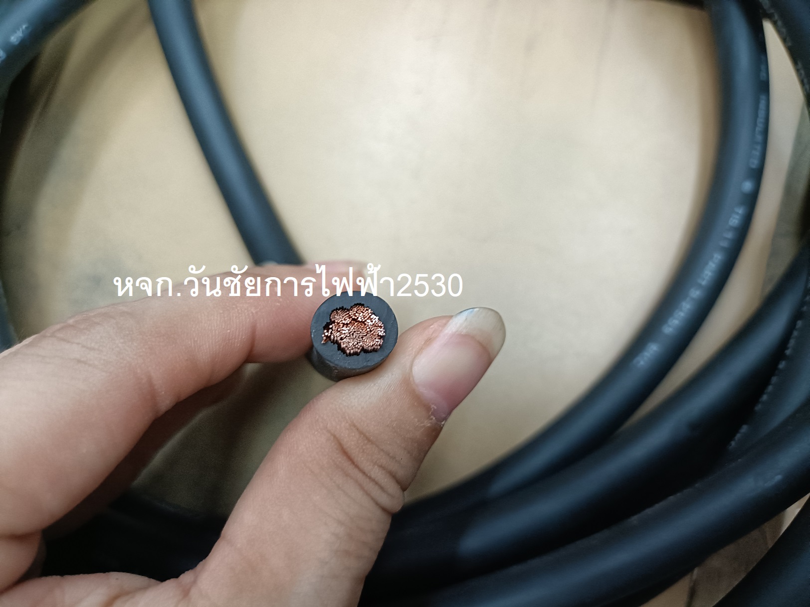 FUHRER สายไฟทองแดงฝอย VSF THW(f) เบอร์25 1เมตร สายคอนโทรล แบรน์ฟูเลอร ทองแดงแท้ 1x25