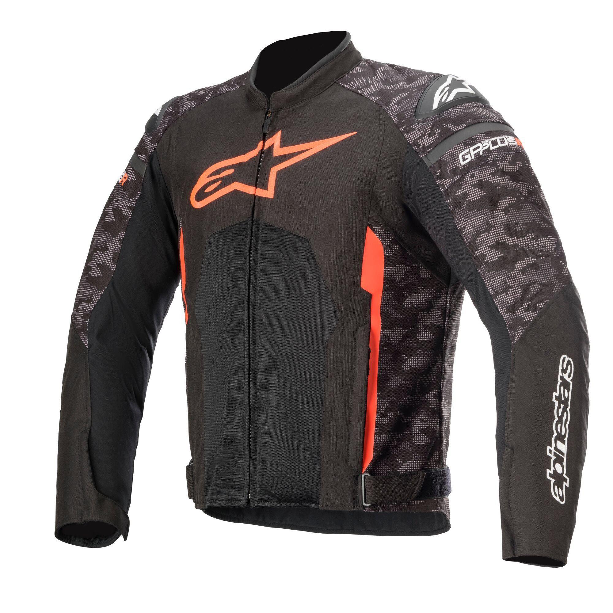 Alpinestars T-GP PLUS R V3 AIR JACKET (BLACK CAMO RED FLUO)