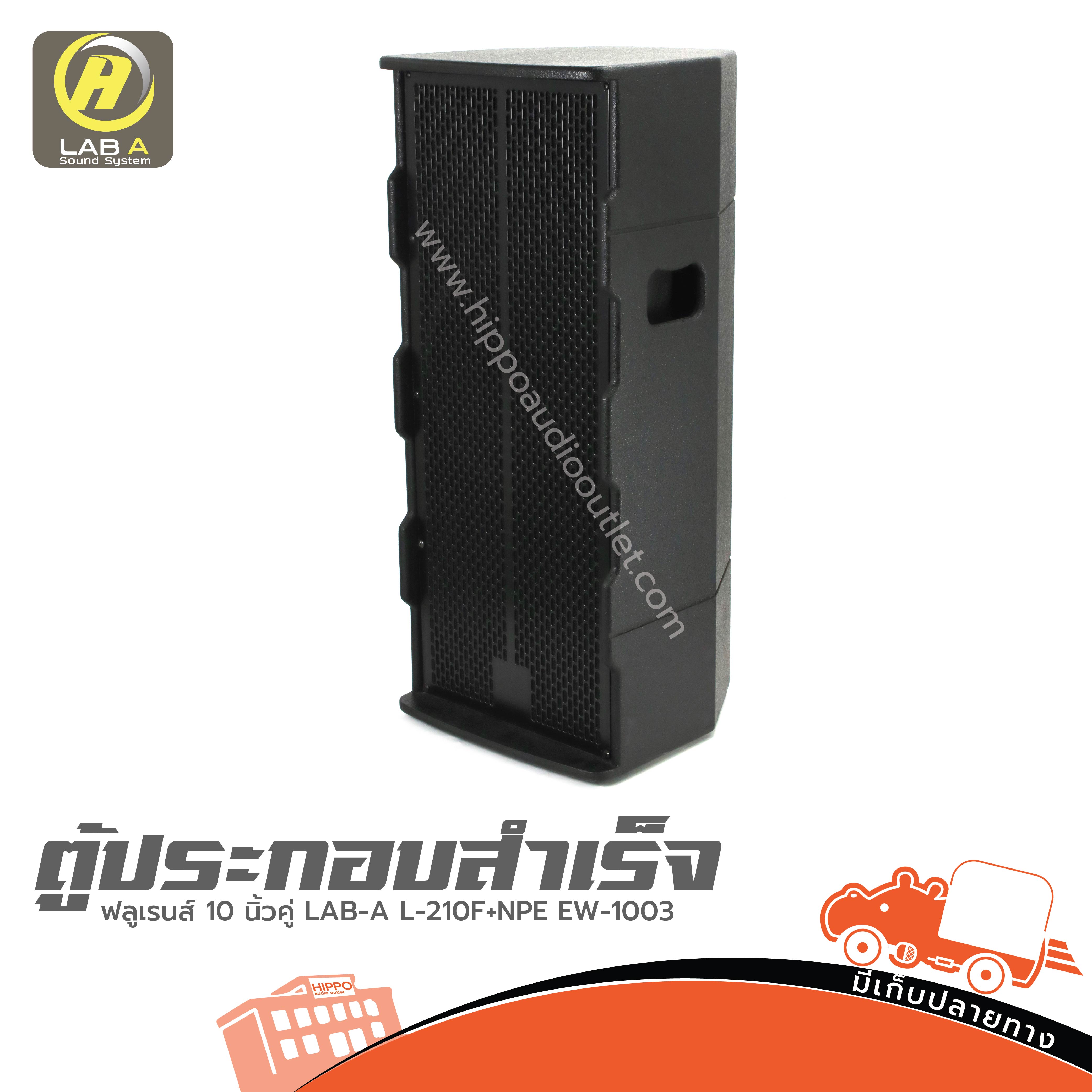 ตู้ประกอบสำเร็จ ฟลูเรนส์ 10 นิ้วคู่ LAB A L 210F+NPE EW 1003 (HP001)