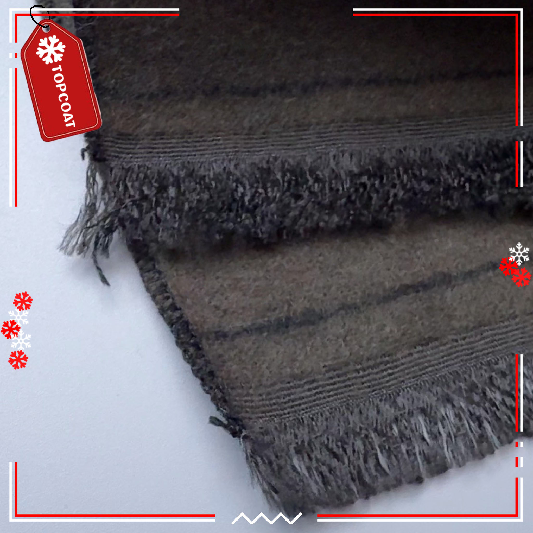 ผ้าพันคอกันหนาว (Shadow Gradient) ดีไซน์ใหม่ ผืนใหญ่ไม่คันใส่สบาย