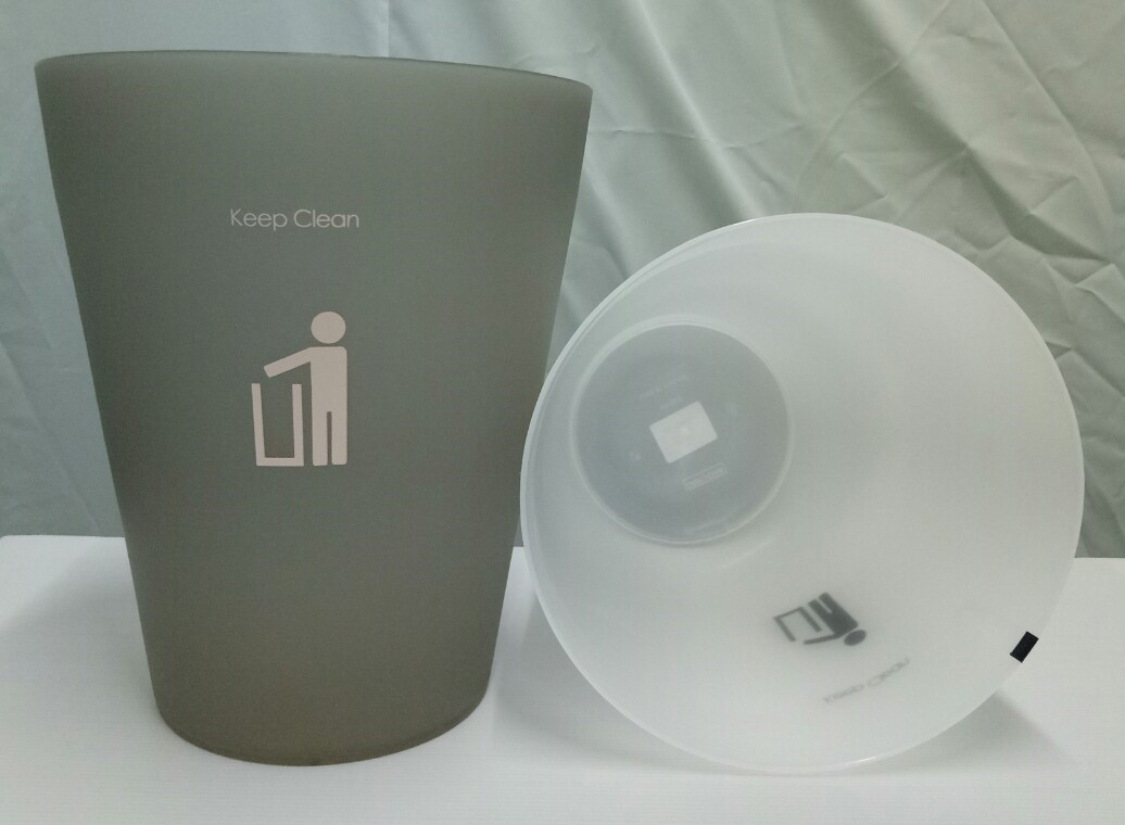 ถังขยะใส ทรงกลม 9 ลิตร