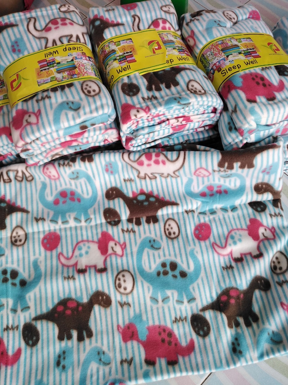 2 ผืน ผ้าห่มสำลีฟรีส ผ้าห่มพิมพ์ลาย 50"x75" หนัก 680 กรัม พร้อมส่งทุกลายจร้า