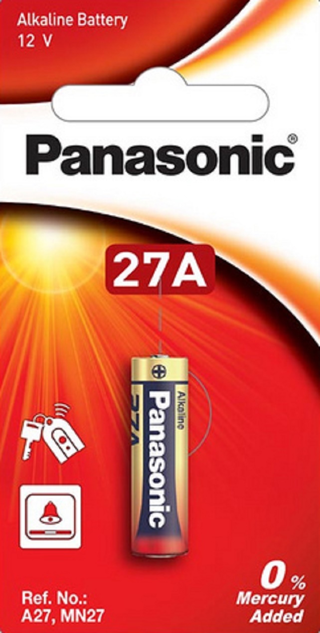 ถ่านอัลคาไลน์ 12V Panasonic LRV 27A Alkaline Battery จากตัวแทนจำหน่ายบ.พานาโซนิคซิลเซลล์ ขายสินค้าของแท้
