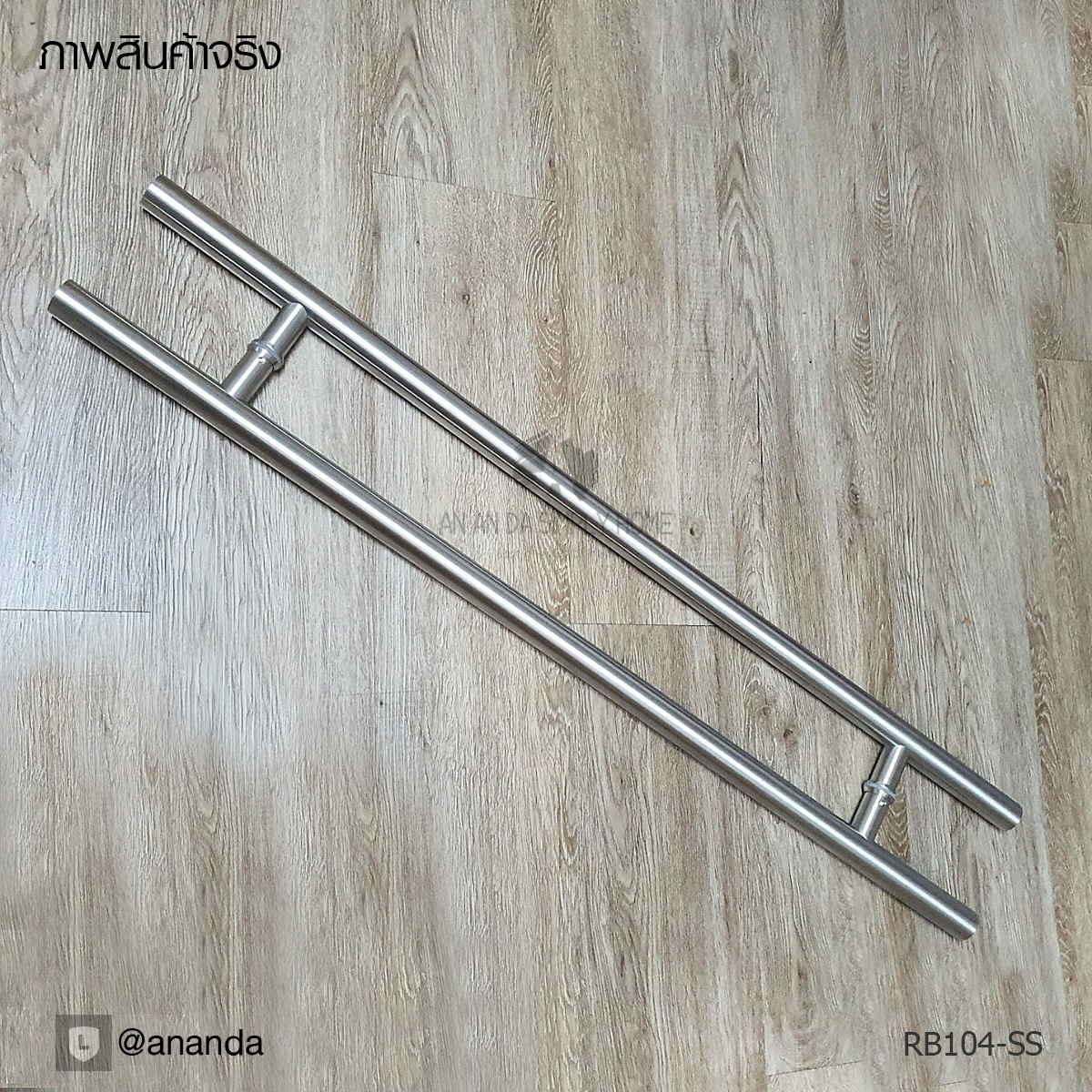 มือจับประตูสแตนเลส ทรงกระบอง ขนาด 32*1200 /38*1500มม.