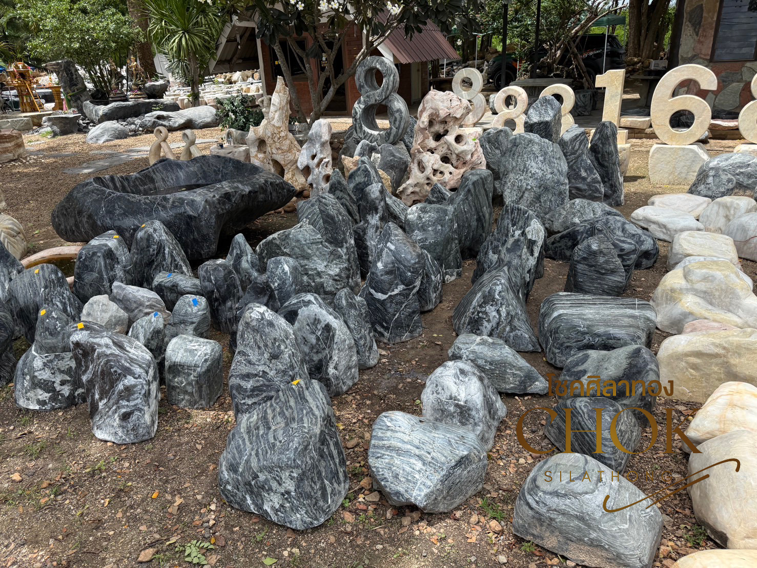 หินธรรมชาติ ประดับสวน