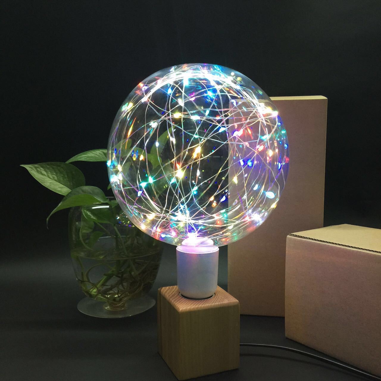 LED Fantastic Globe-94 1W E27 RGB หลอดแอลอีดี ทรงกลม