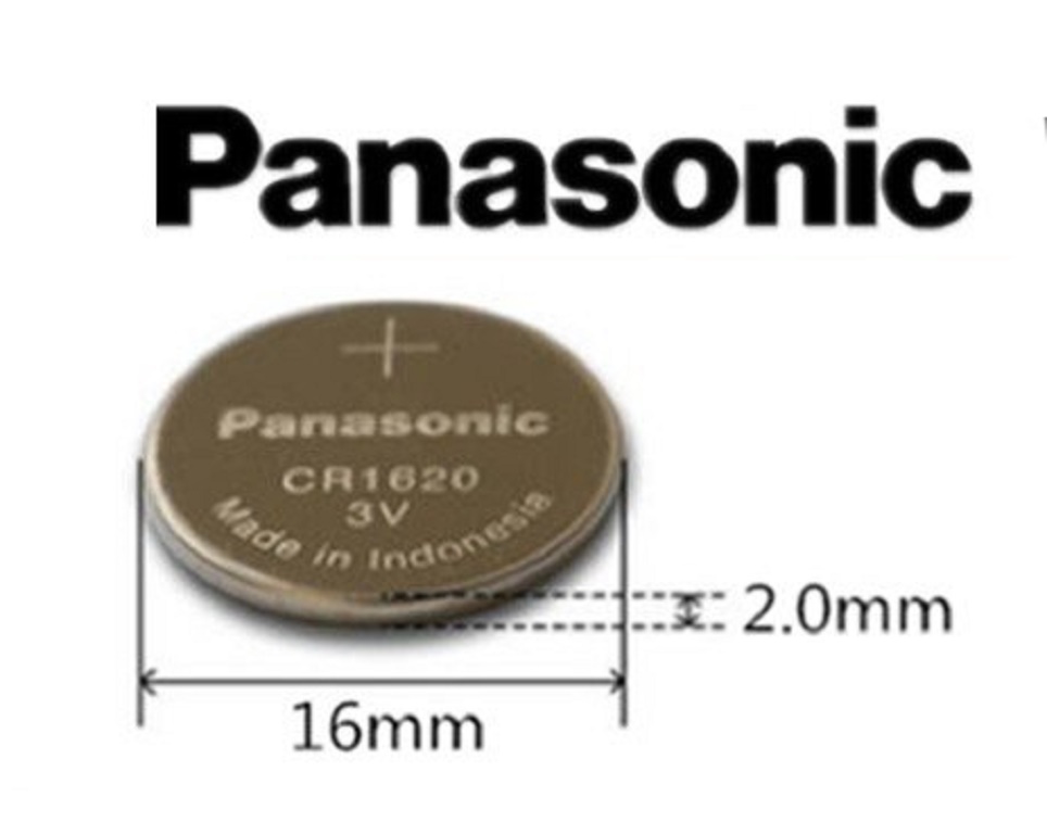 ถ่านกระดุม Panasonic CR1620 1ก้อน 3V แท้100% จัดจำหน่ายโดยบริษัทได้รับการแต่งตั้ง ของแท้แบบเดียวกับที่ห้างขาย ใหม่จากหยิบจากโรงงานมาขายโดยตรง