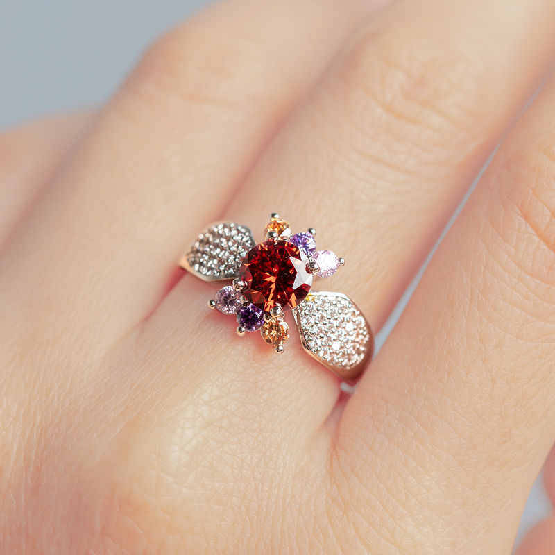 DIAMOND RUBY MULTI-COLOR SAPPHIRE 18K GOLD RING แหวน เพชร ทับทิม แซฟไฟร์หลากสี ทอง 18K Pre-order