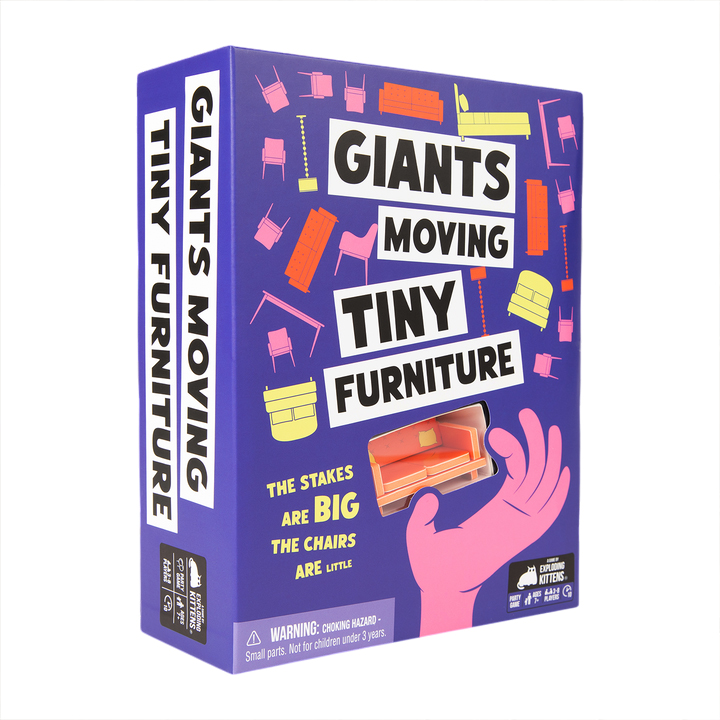 Giants Moving Tiny Furniture