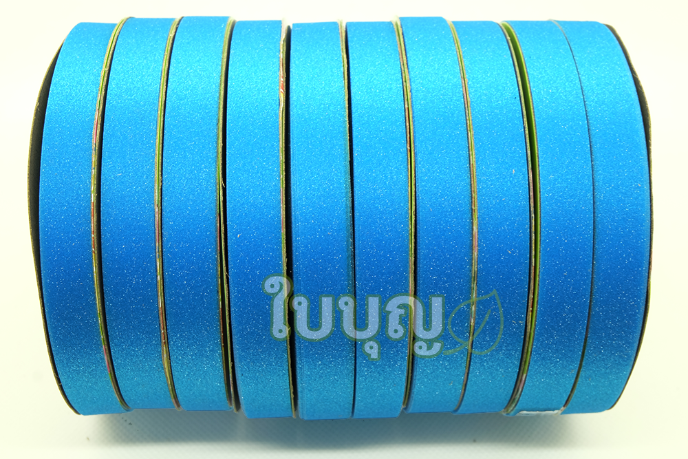 ริบบิ้นกากเพชรใส สีสด ตราTW เบอร์ 2 (ยาว 50 หลา กว้าง 1.2 cm)