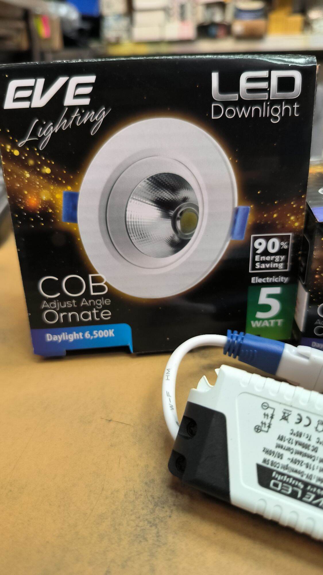 โคมดาวน์ไลท์ LED COB Ornate Daylight ปรับองศา Downlight แสงขาว 5W LED Downlight COB Adjust Angle