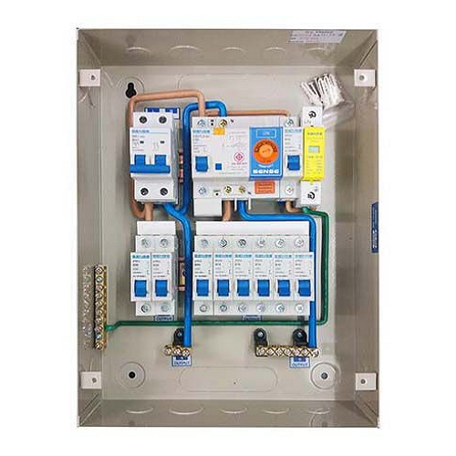 Sense ตู้คอนซูเมอร์ ตู้กันดูด รุ่น R1S 8ช่อง กันฟ้าผ่า RCBO 63A ( พร้อมระบบตัวป้องกันฟ้าผ่า ประกัน 5 ปี )