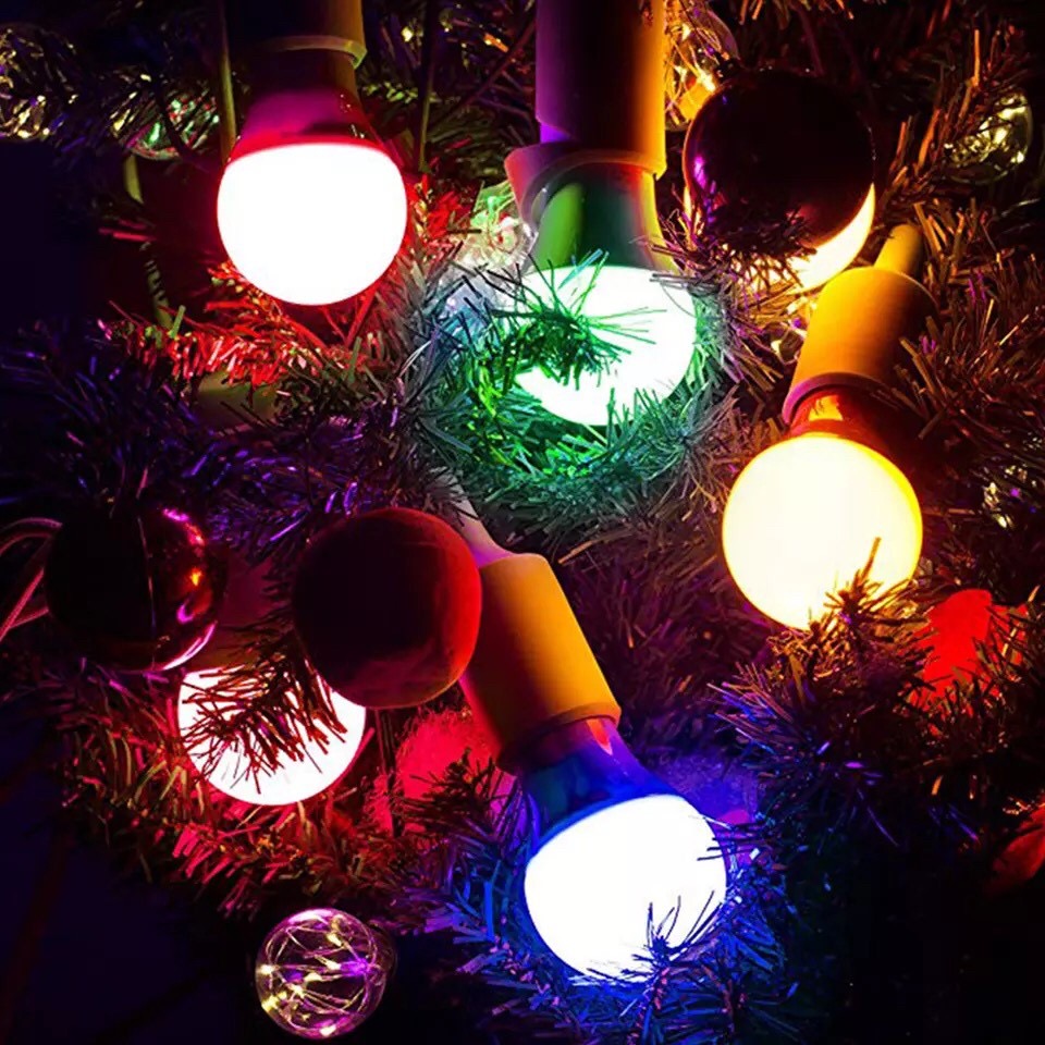 EVE หลอดไฟ แอลอีดี ขั้วE27 6W BULB ขั้วเกลียว สีเขียว สีเหลือง สีน้ำเงิน สีแดง A60 ยี่ห้อ EVE Color Green,Yellow,Blue,Red E27 220V