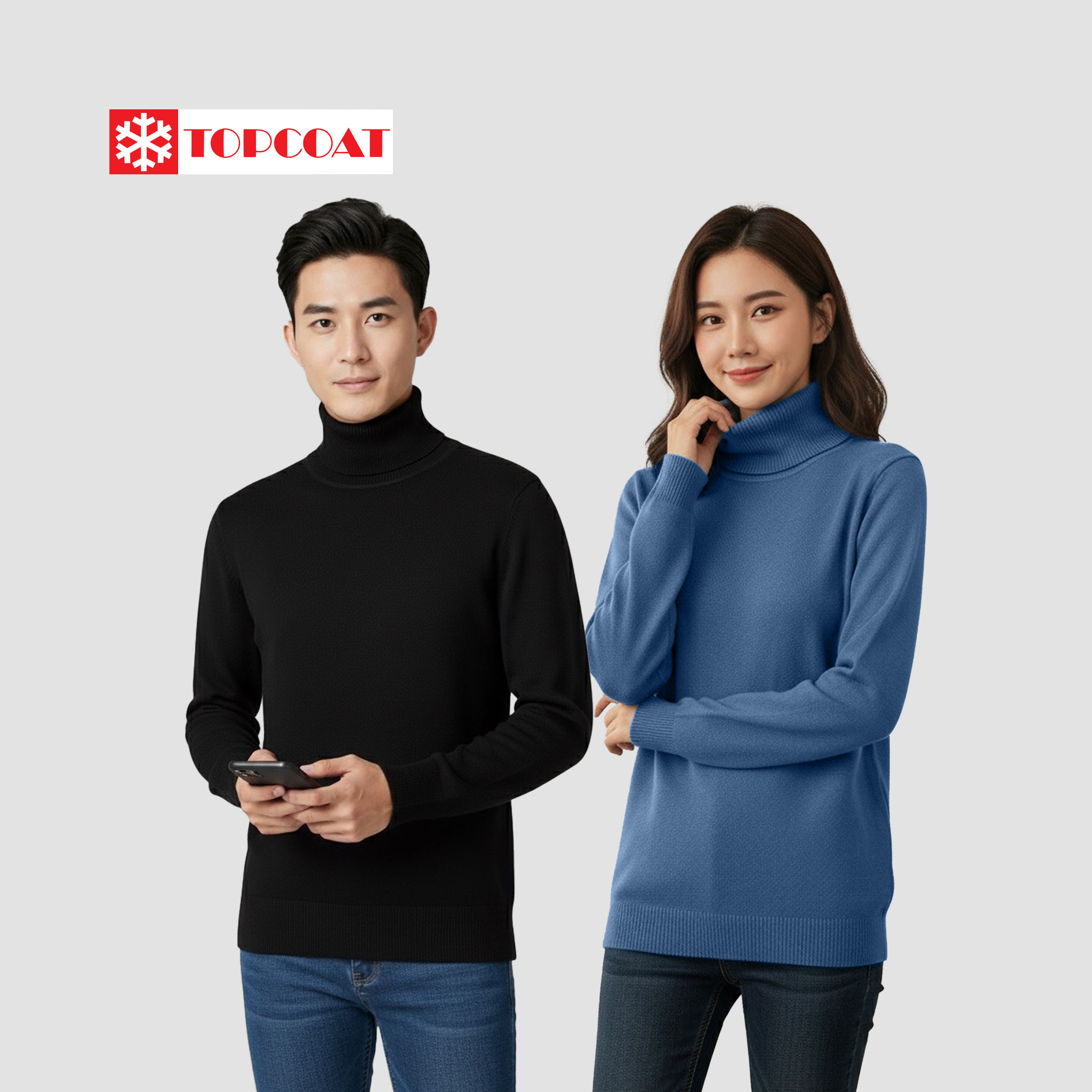 เสื้อคอเต่ากันหนาว จั้มเเขน จั้มเอว คอเต่า บุขน ผ้านิ่ม กระชับ ใส่ง่าย