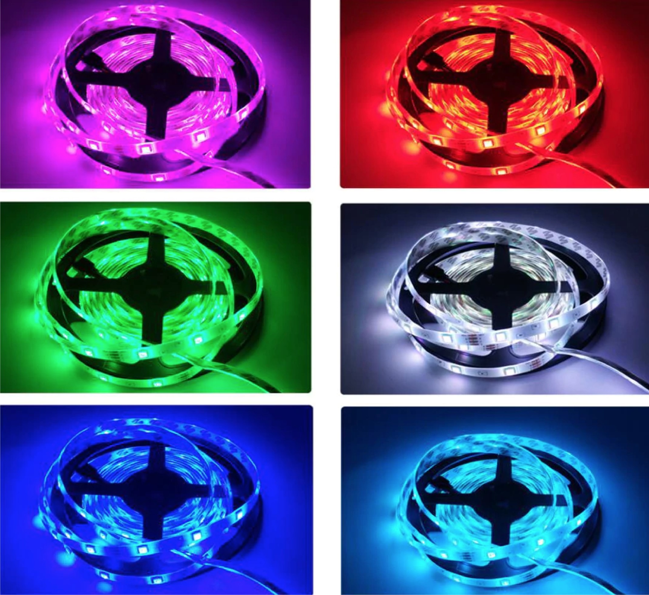 LED Strip 5050 5M RGB With Remote ไฟแอลอีดีเส้นสำหรับใช้ภายใน