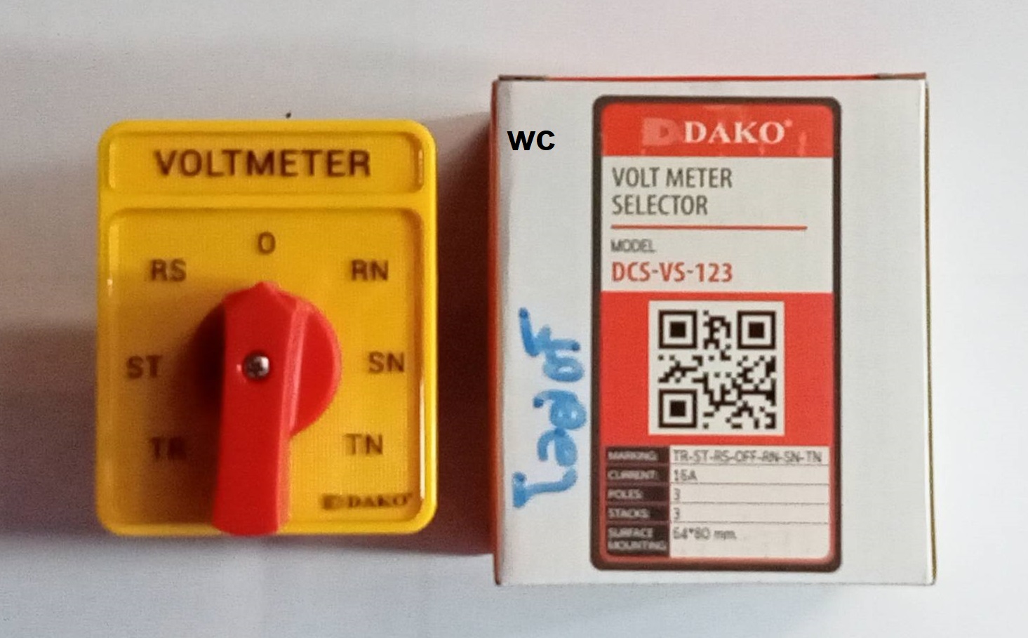 ซีเล็คเตอร์สวิทช์ โวลต์มิเตอร์ VOLTMETER ยี่ห้อ DAKO