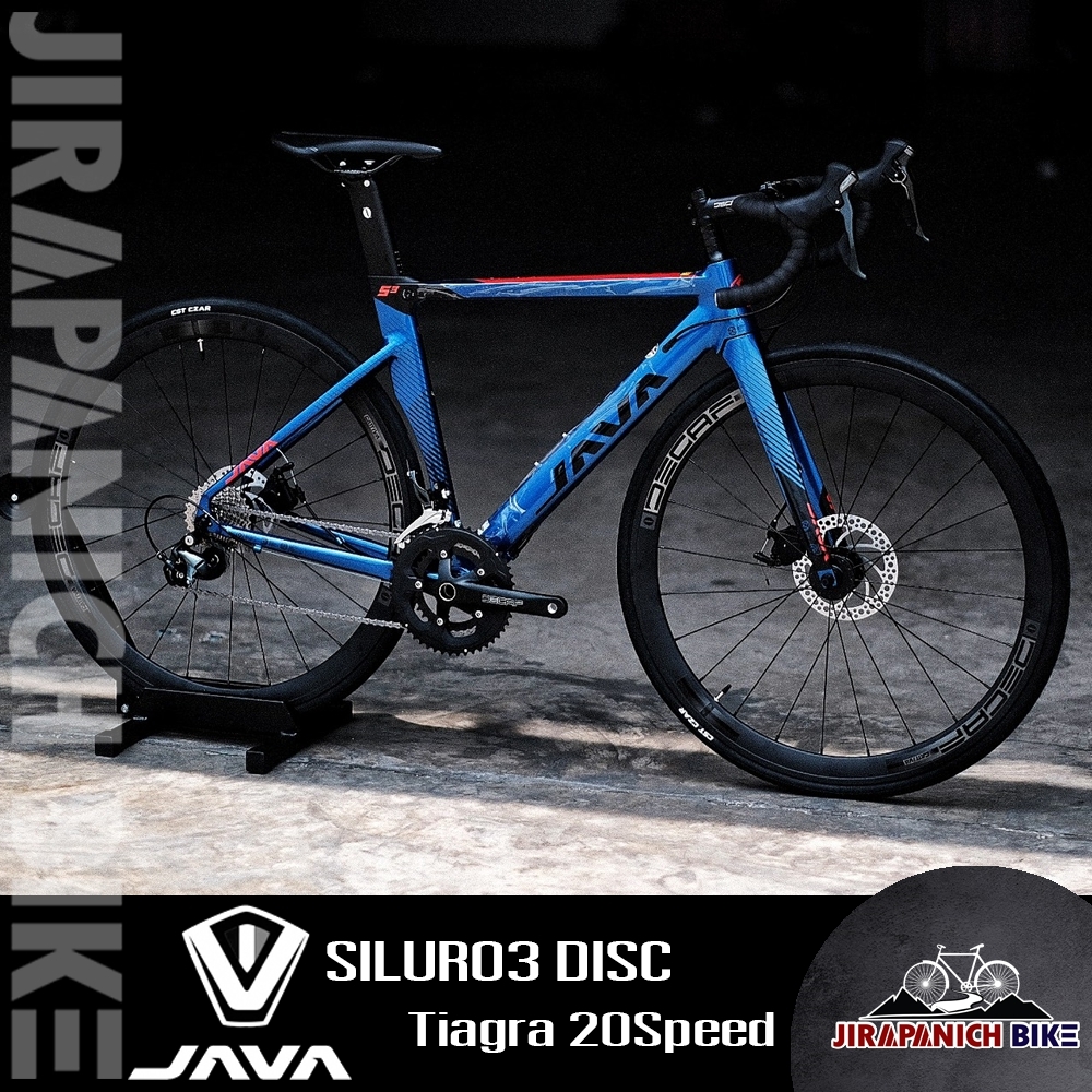 จักรยานเสือหมอบ JAVA รุ่น SILURO3 DISC ปี 2021 (อลูมิเนียมซ่อนสาย , Shimano Tiagra 20Sp)