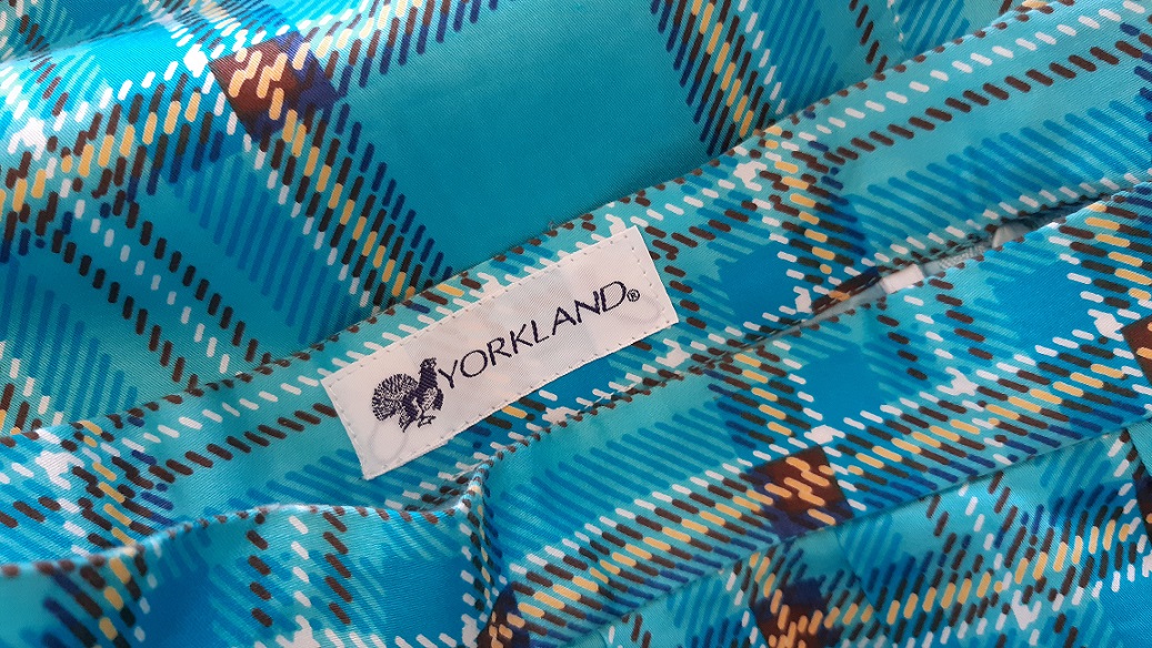 กระโปรงยาววินเทจสีฟ้า