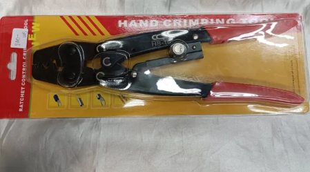 HS-16 คีมย้ำหางปลาเปลือย 1.5-16 ตร.มม. มีระบบทดแรง ลดแรงในการบีบ มีตัวปรับเพิ่มระยะในการบีบตามต้องการ