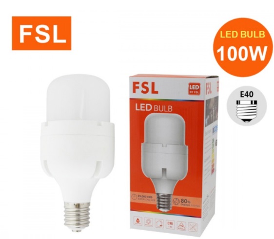 FSL หลอดไฟไฮเบย์ LED 100W หลอดไฟไฮเบย์ LED 100วัตต์ (เดย์ไลท์)