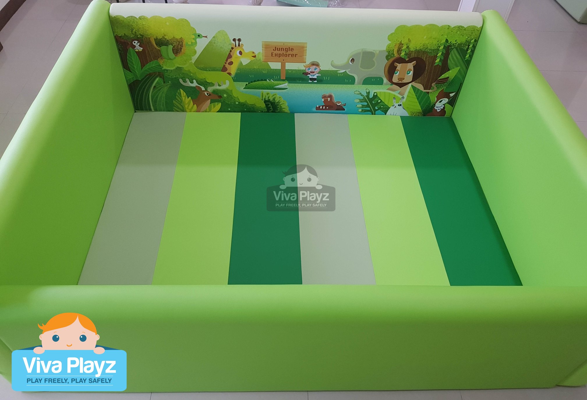 คอกกั้นเด็ก ลาย Jungle Explorer