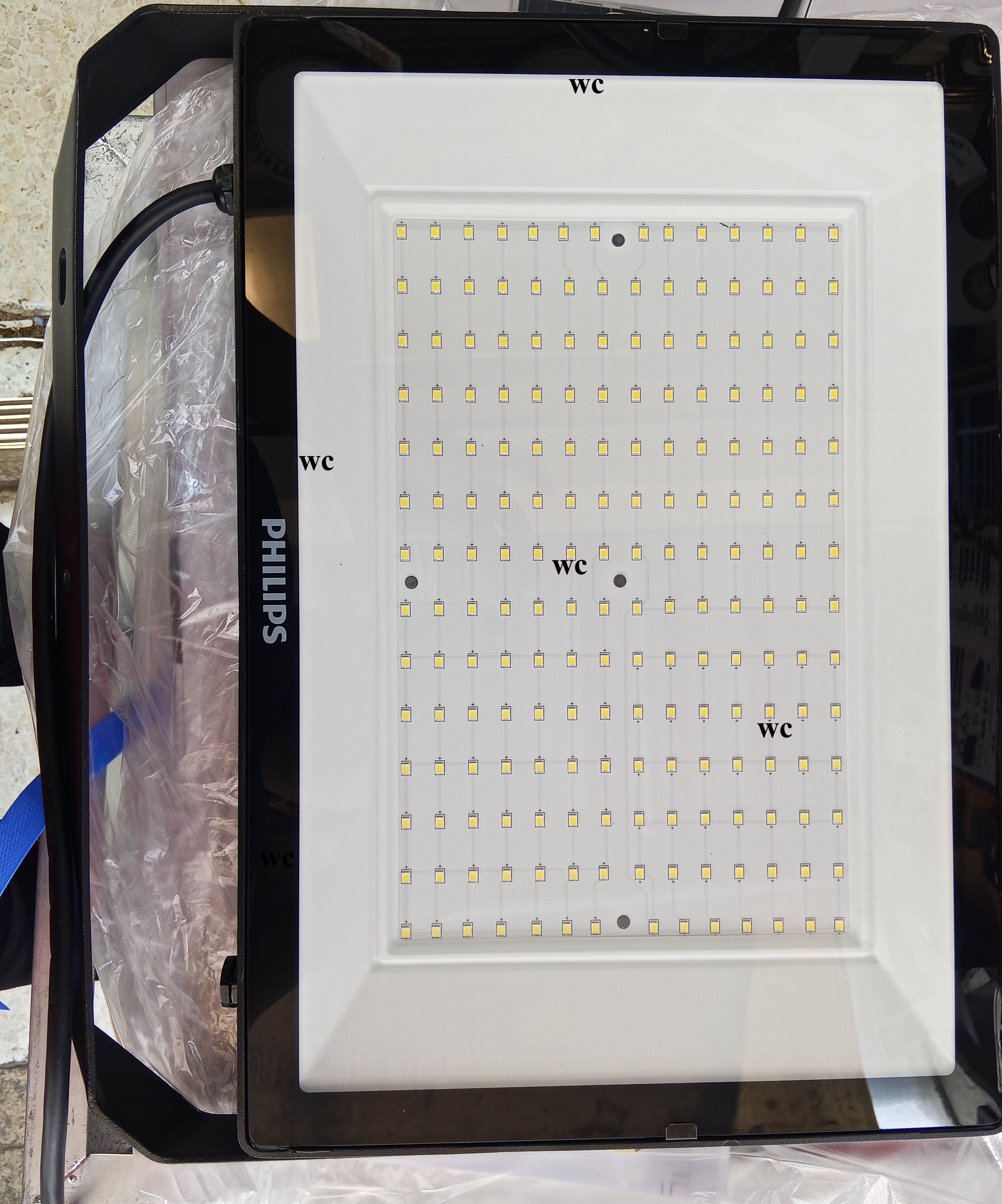 Philips สปอร์ตไลท์ BVP150 150W ฟิลลิป์ แอลอีดี ฟิลิปส์ Essential SmartBright LED Floodlight LED150/CW