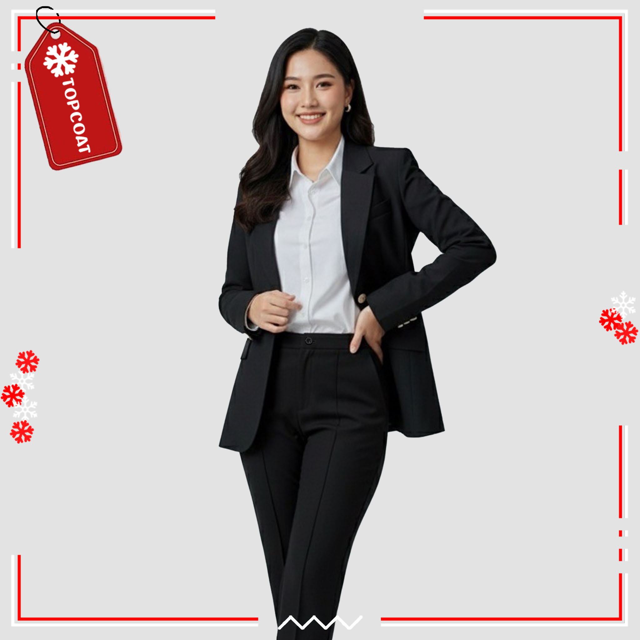 ชุดสูทเข้ารูป (Opulence) กางเกงขาากระบอกเล็ก การตัดเย็บได้มาตรฐาน ผ้านิ่ม อยุ่ทรง