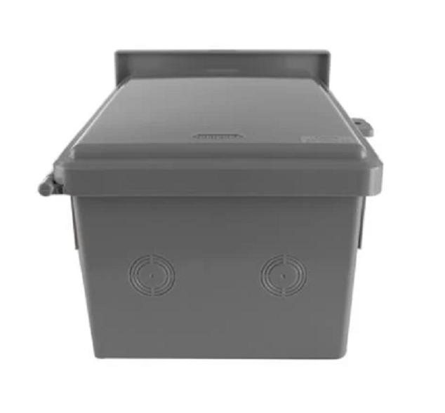 ตู้กันน้ำ ฝาทึบ LEETECH CA1212 12x12 นิ้ว รุ่น ABCB สีเทา กันน้ำ กันฝุ่น สีเทา สามารถถอดหลังคาได้