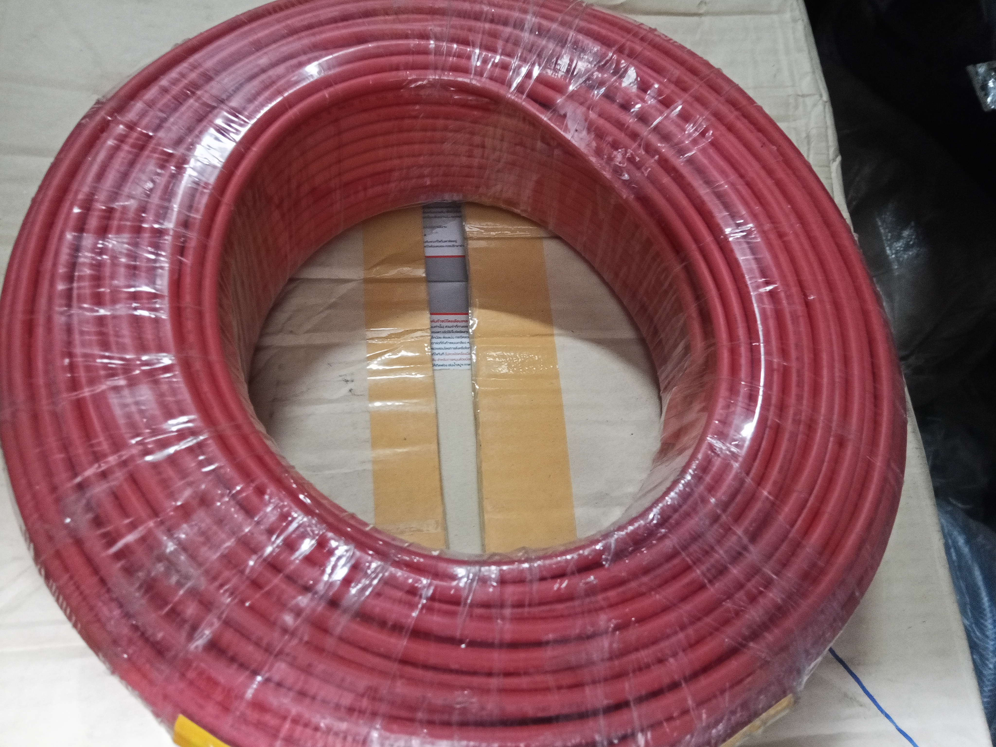 THAI UNION ขาย 10เมตร สายไฟ VSF THW(f) เบอร์ 6 รุ่น VSF 1x6 สายคอนโทรล ทองแดงฝอย แกนเดี่ยว ทองแดงแท้ ยาวตลอด