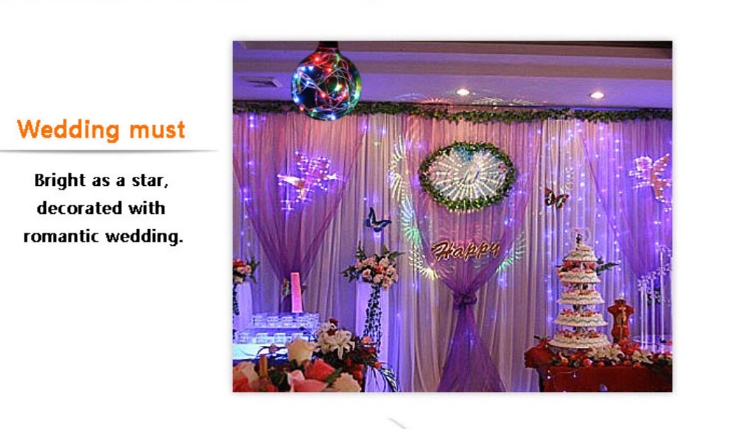 LED Fantastic Star-142 1W E27 RGB หลอดแอลอีดี รูปดาว