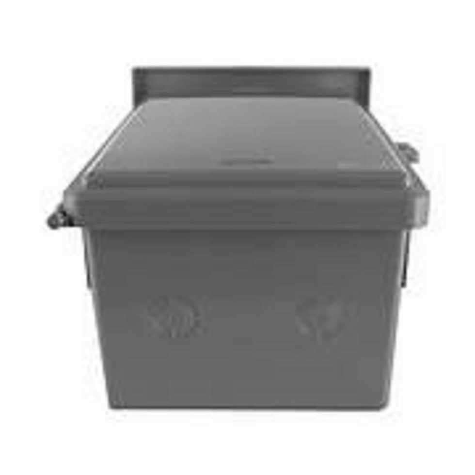 ตู้กันน้ำ ฝาทึบ LEETECH CA712 7x12 นิ้ว รุ่น ABCB สีเทา กันน้ำ กันฝุ่น สีเทา สามารถถอดหลังคาได้