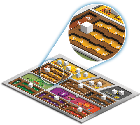 Terraforming Mars: Dual Layer Player Boards