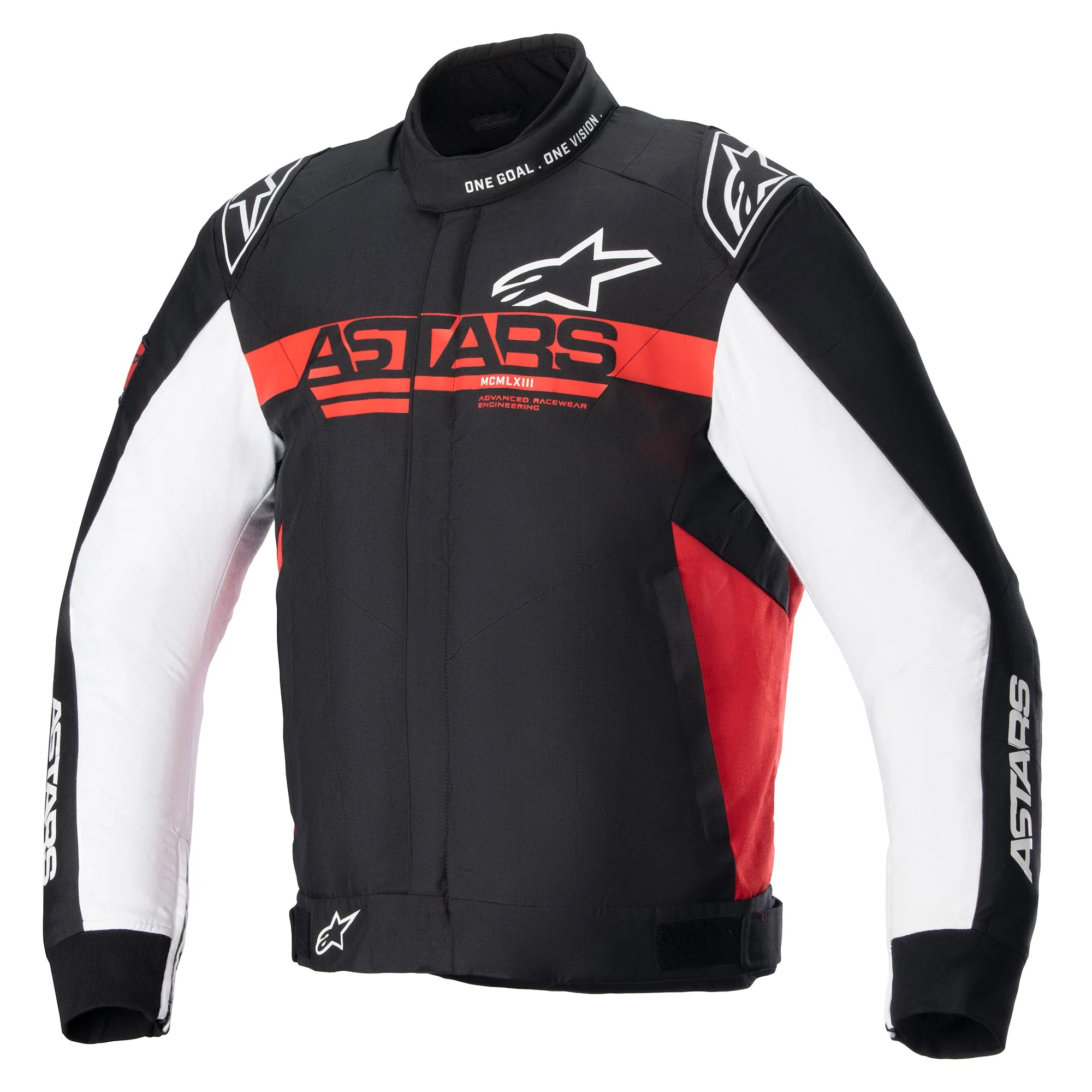 Alpinestars MONZA-SPORT JACKET(BLACK BRIGHT RED WHITE S)
