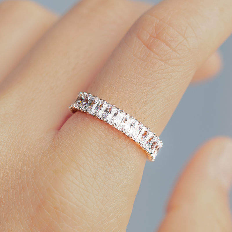 DIAMOND 18K WHITE GOLD RING แหวน เพชร ทอง 18K Pre-order
