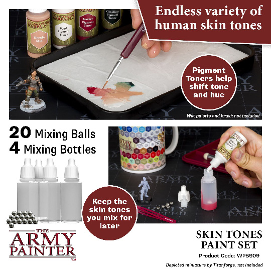 [Paint] Army Painter: Skin Tones Paint Set