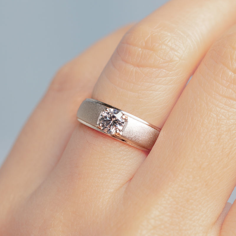 DIAMOND 18K WHITE GOLD RING แหวน เพชร ทอง 18K Pre-order