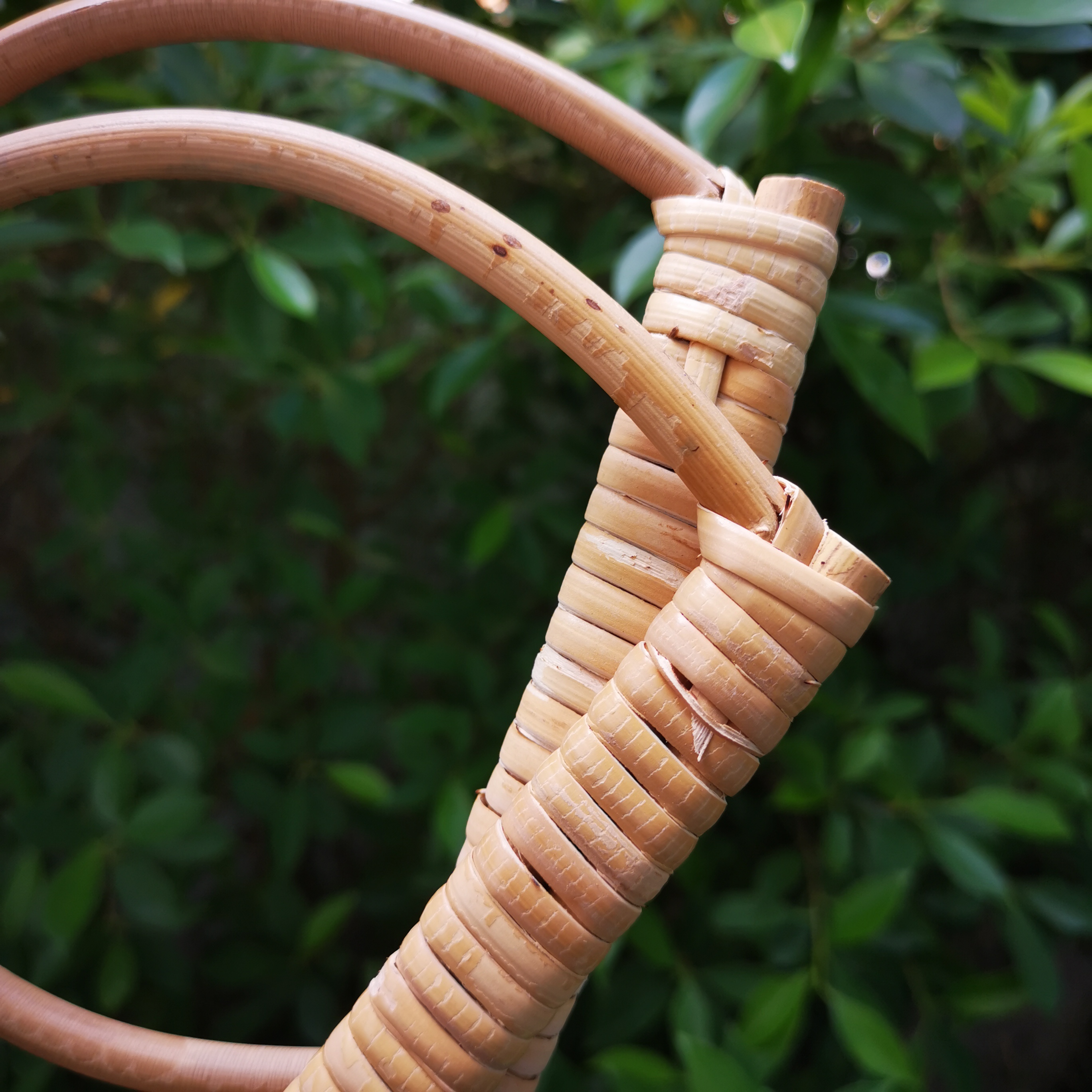 MW-32 หูหวาย13x13.5 cm0(5นิ้ว) สีหวายธรรมชาติ