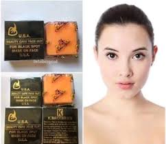 สบู่เค USA beauty care face out สบู่เคสีดำ สบู่ส้มเค ชำระล้างสิ่งสกปรก