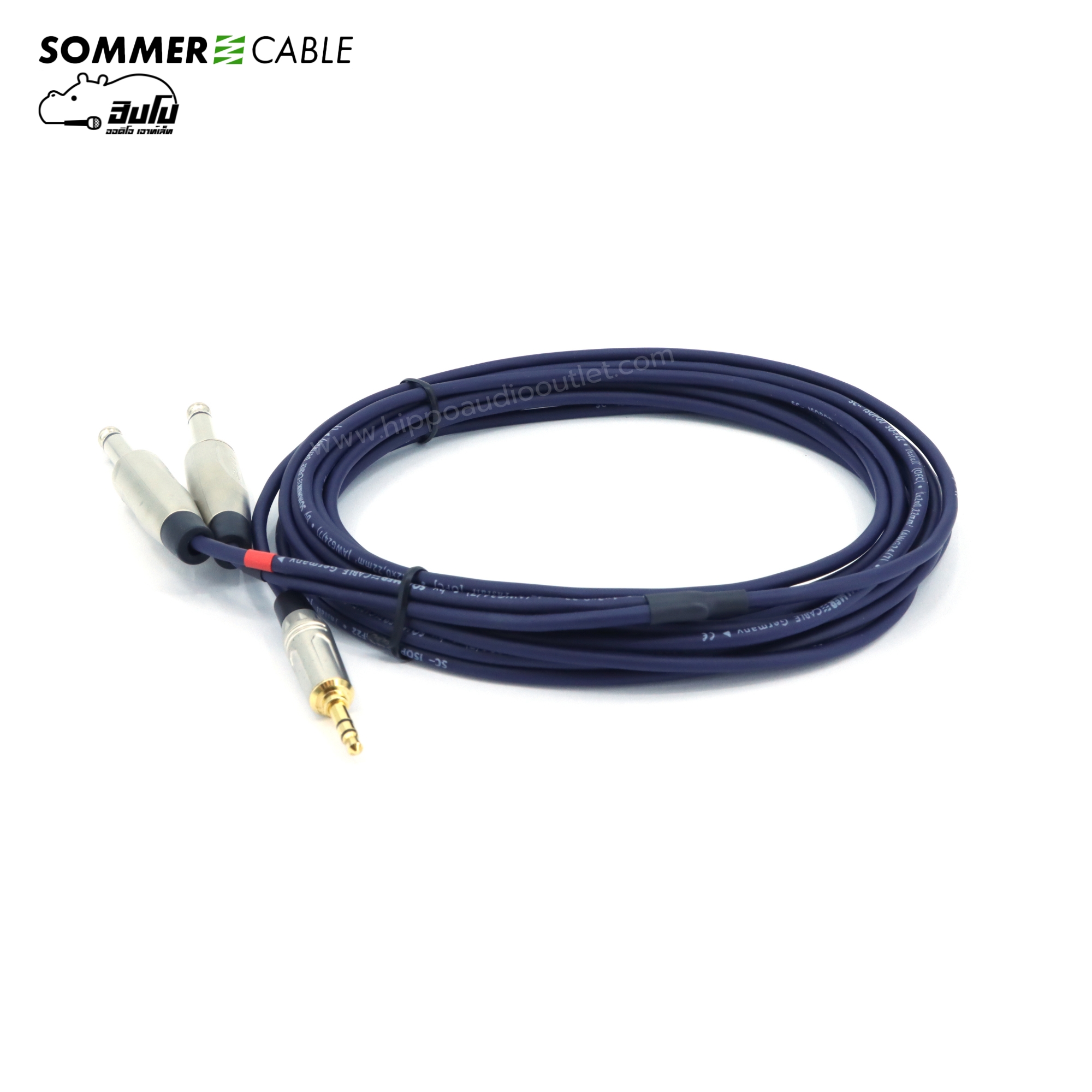 สาย SOMMER 3.5TRS 6.35 TSx2 SC B5 05 BLU(สีน้ำเงิน) (SP1)