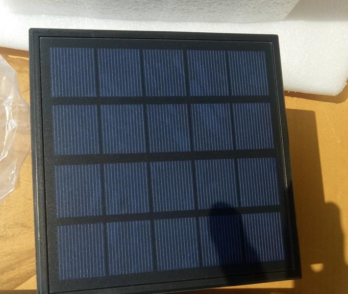 EVE โคมผนังโซล่าเซลล์ โคมแสงอาทิตย์ โคมผนัง 2W WSL-09 แสงคลูไวท์ COOLWHITE solarcell lighting