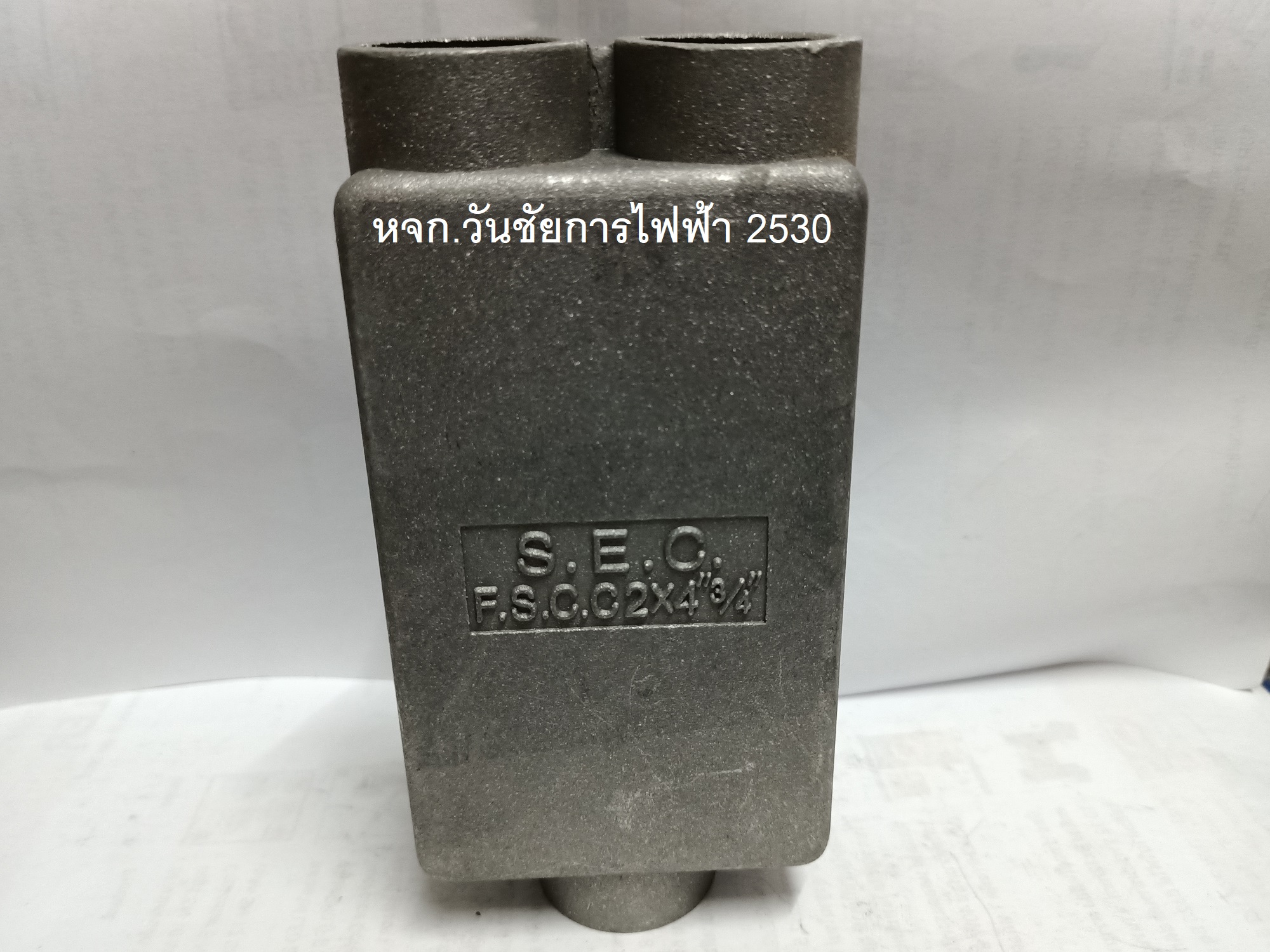 บ๊อกเหล็ก 3ทาง เอฟเอส บ๊อกซ์ FSCC BOX 2"x4" 3ทาง รู 1/2 3/4 4หุน 6หุน ใช้กับท่อ 1/2 3/4 นิ้ว