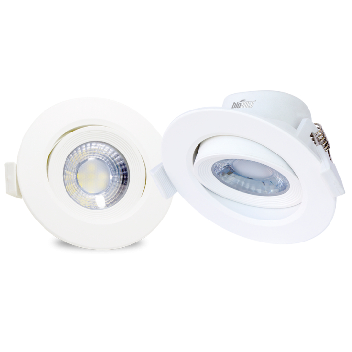 โคมดาวไลท์ฝัง ปรับองศาได้ 5 วัตต์ LED Ceiling Light LED ยี่ห้อ BioBulb 3แสง A1
