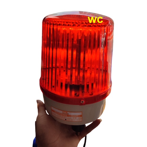 ไฟหมุน LED ไซเรน 6นิ้ว ไฟ 12V 24V 220V 5161R ไฟฉุกเฉิน ไฟไซเรน เตือนภัย สีเหลืองหรือสีแดง warning light