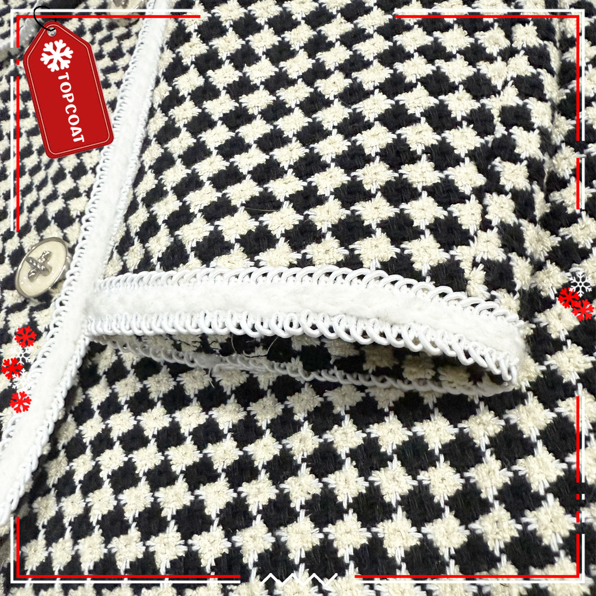 สูทผ้าทวิตลายดอกจิกทั้งตัว เนื้อผ้าคุณภาพดี ใส่ง่ายอยู่ทรง ซับในทั้งตัว