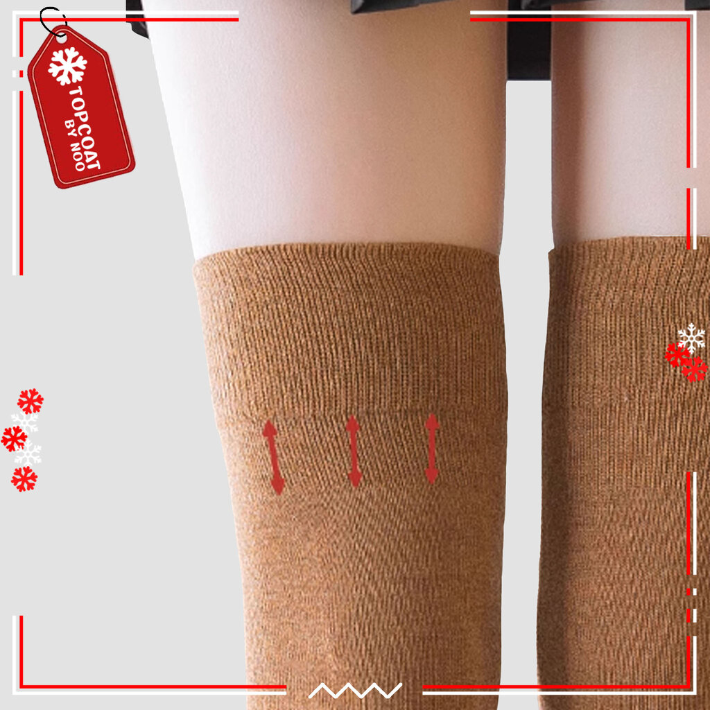 Winter Socks (Sock Heattech) Are Thick and Soft, Can Be Worn at a Maximum Temperature of 0 Degrees Topcoat.