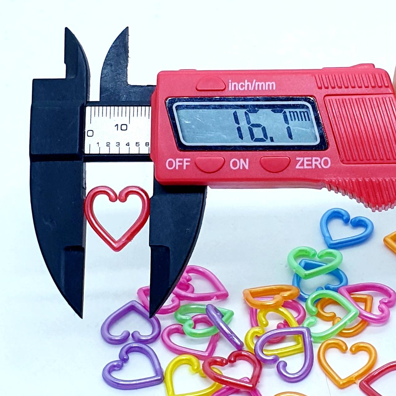 โซ่หัวใจมุกคละสี