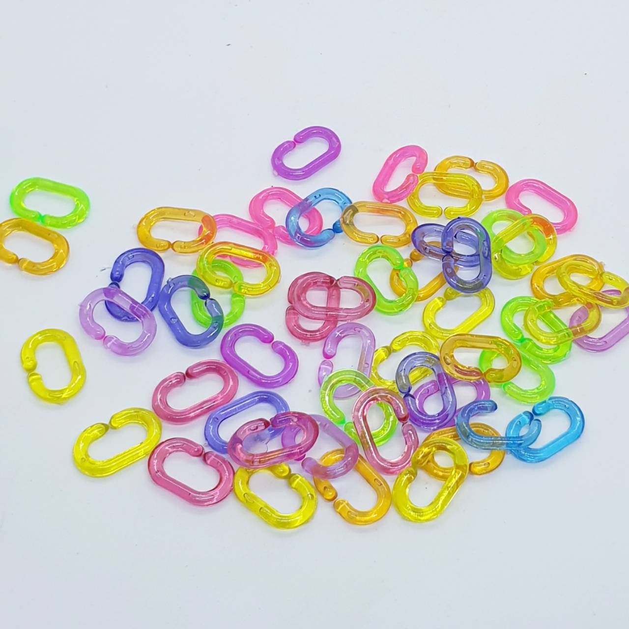 โซ่ Cใสคละสี