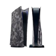 Ps5 Cover Disc Grey Camouflage