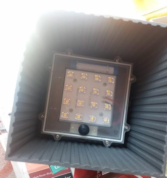 EVE โคมผนังโซล่าเซลล์ โคมแสงอาทิตย์ โคมผนัง 2W WSL-09 แสงคลูไวท์ COOLWHITE solarcell lighting