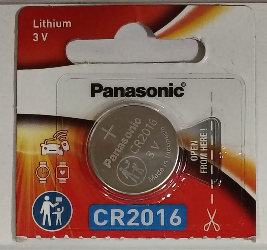 ถ่านกระดุม Panasonic CR2016 1ก้อน 3V แท้100% จัดจำหน่ายโดยบริษัทได้รับการแต่งตั้ง ของแท้แบบเดียวกับที่ห้างขาย ใหม่จากหยิบจากโรงงานมาขายโดยตรง
